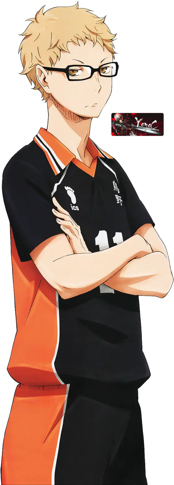 Haikyuu Clipart Tsukki Haikyuu Tsukishima Png