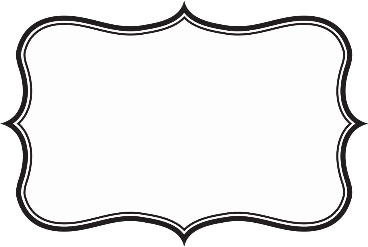 Label Frame Png