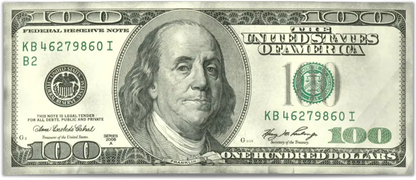 $100 100 Dollar Bill Gif