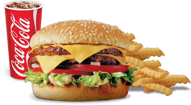 Burger And Fries Png