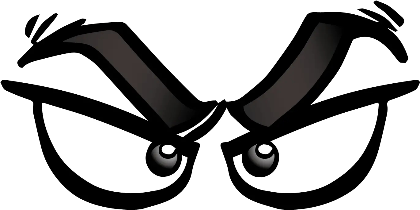 Eye Channel Transparent Cartoon Eyes Angry