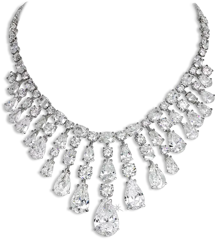 Diamond Necklace Png Transparent