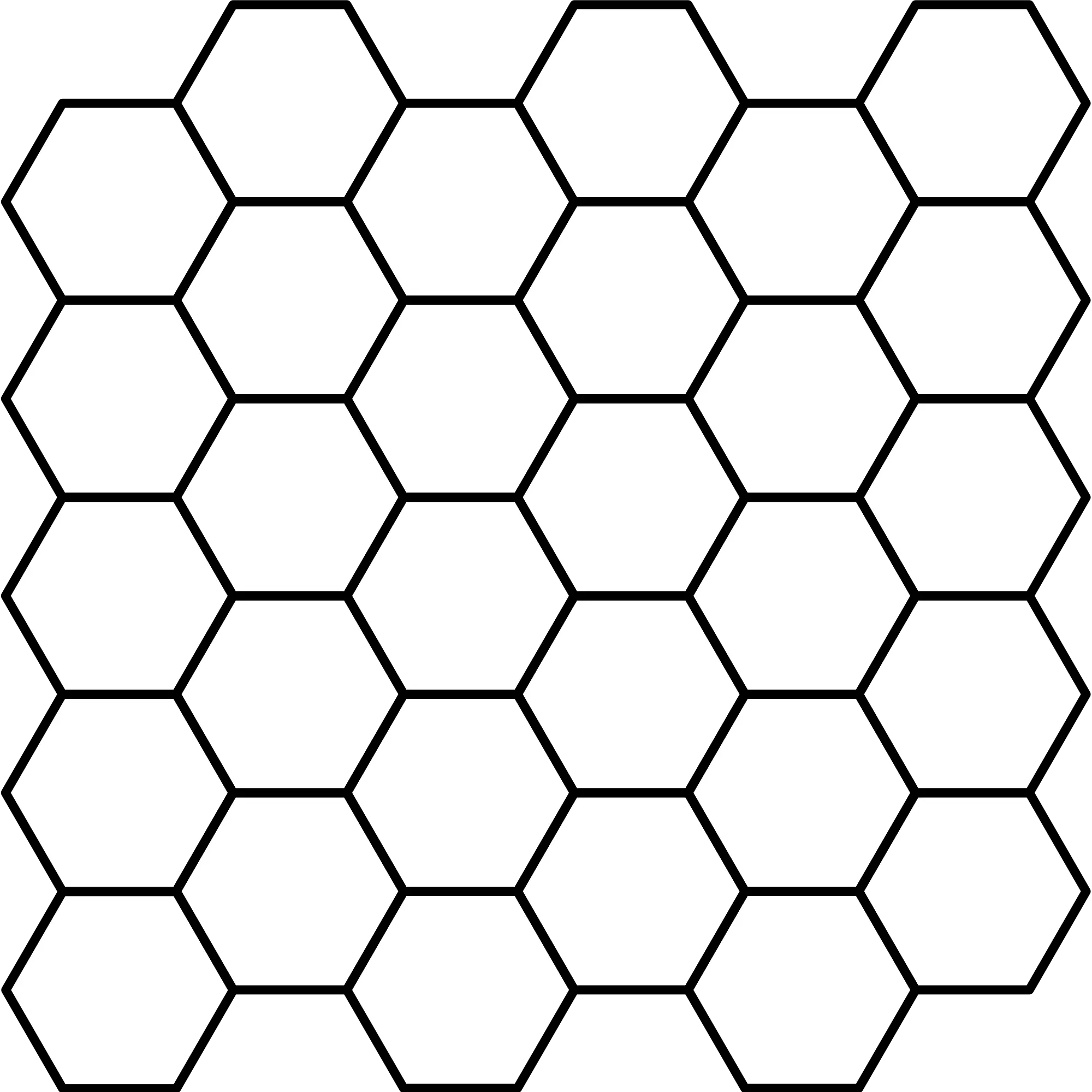 File Hexagonal Tiling Svg - Grid Hexagon Texture Png