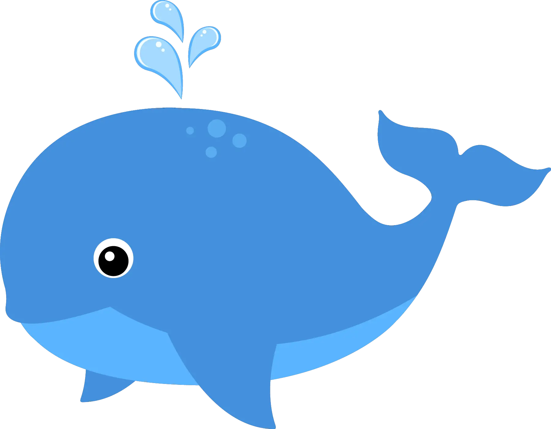 Clipart Family Whale Cute Blue Whale Clipart