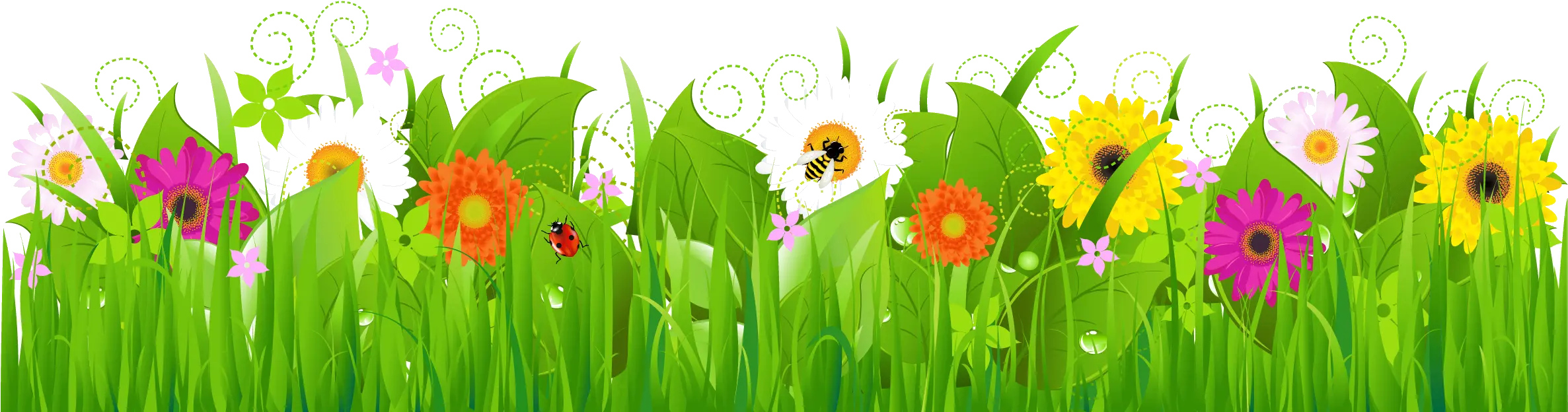 Grass Clipart Transparent Png Grass And Flowers Clipart Png