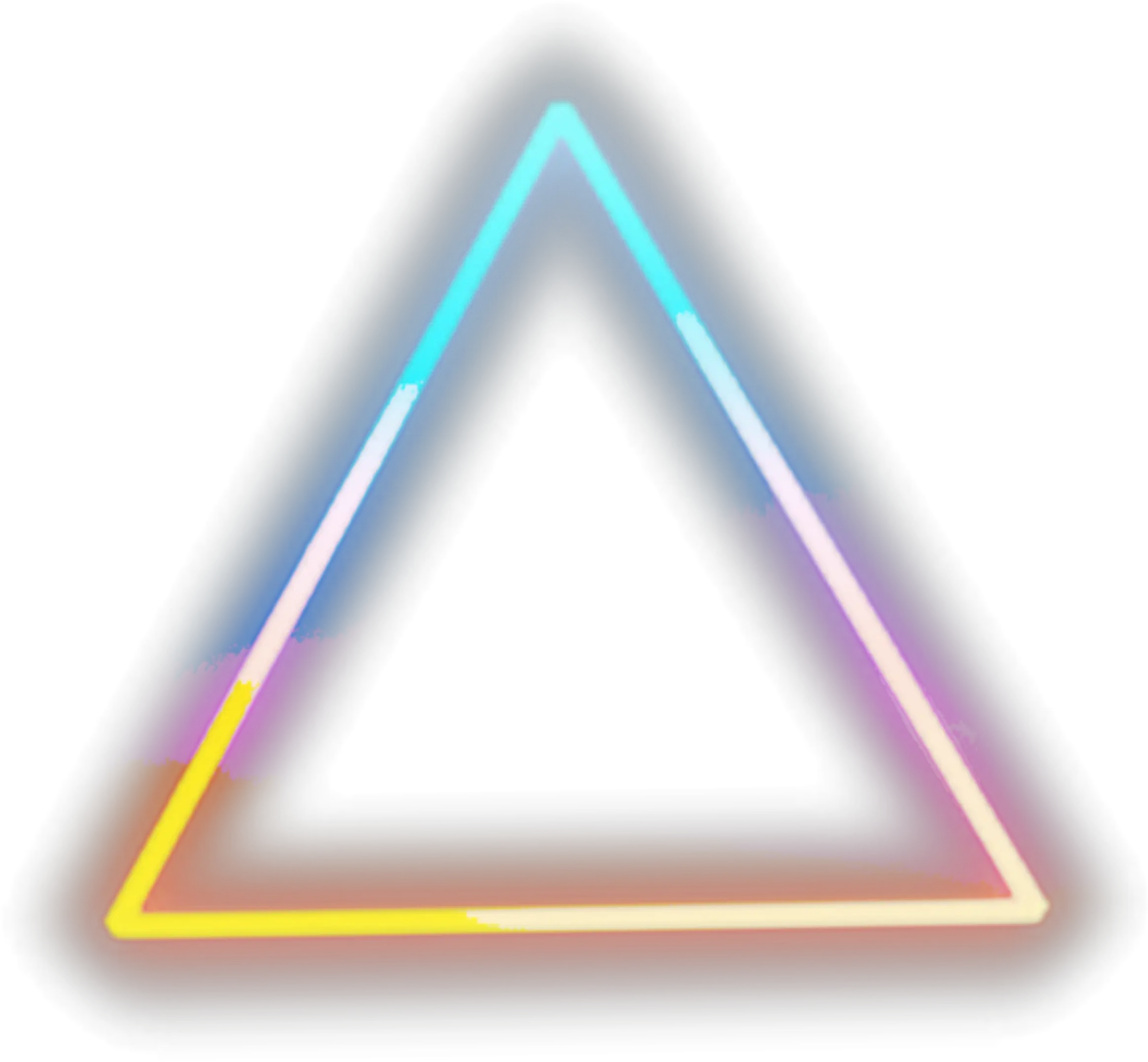 Transparent Luces Neon Png Triangle Png For Editing