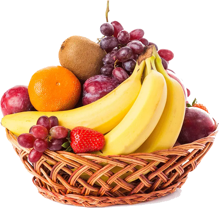 Fruits In Basket Png