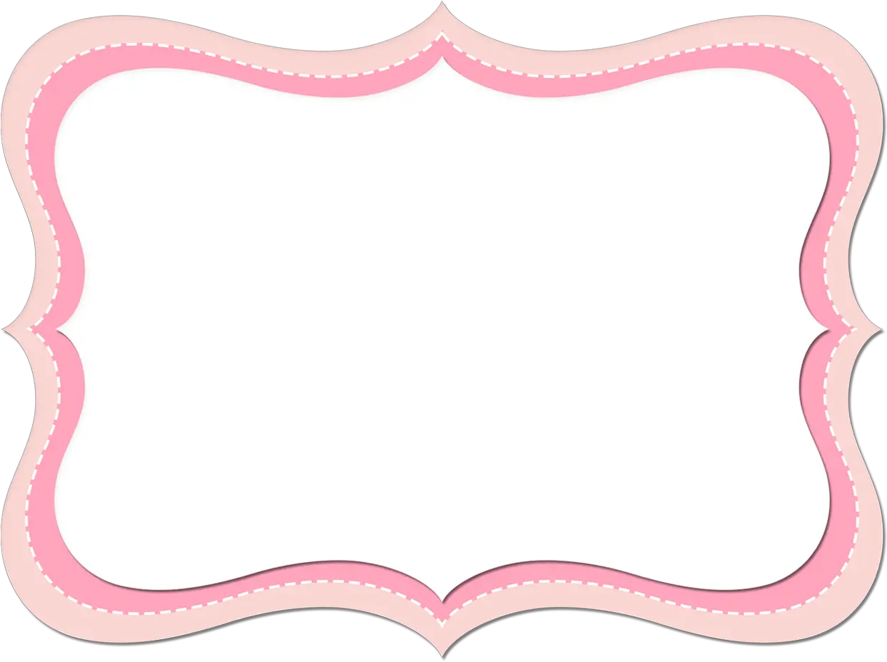 Transparent Marcos Vector Png Etiqueta Vintage Rosa Png