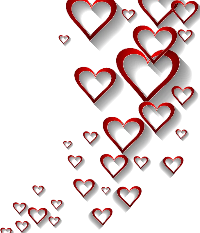 Valentines Day Heart Wallpaper Love Heart Background Png