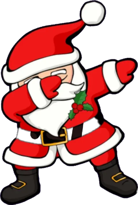 Dabbing Santa Clipart