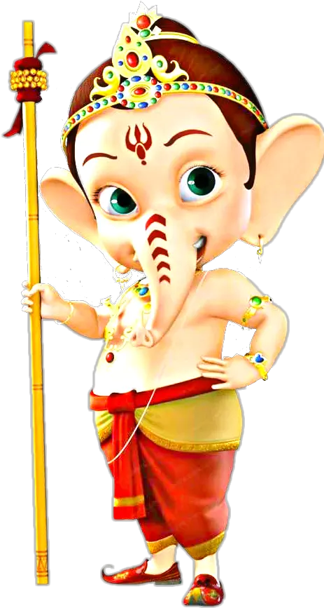 Freetoedit Cartoon Ganesha Ganesh Bal Ganesh Png