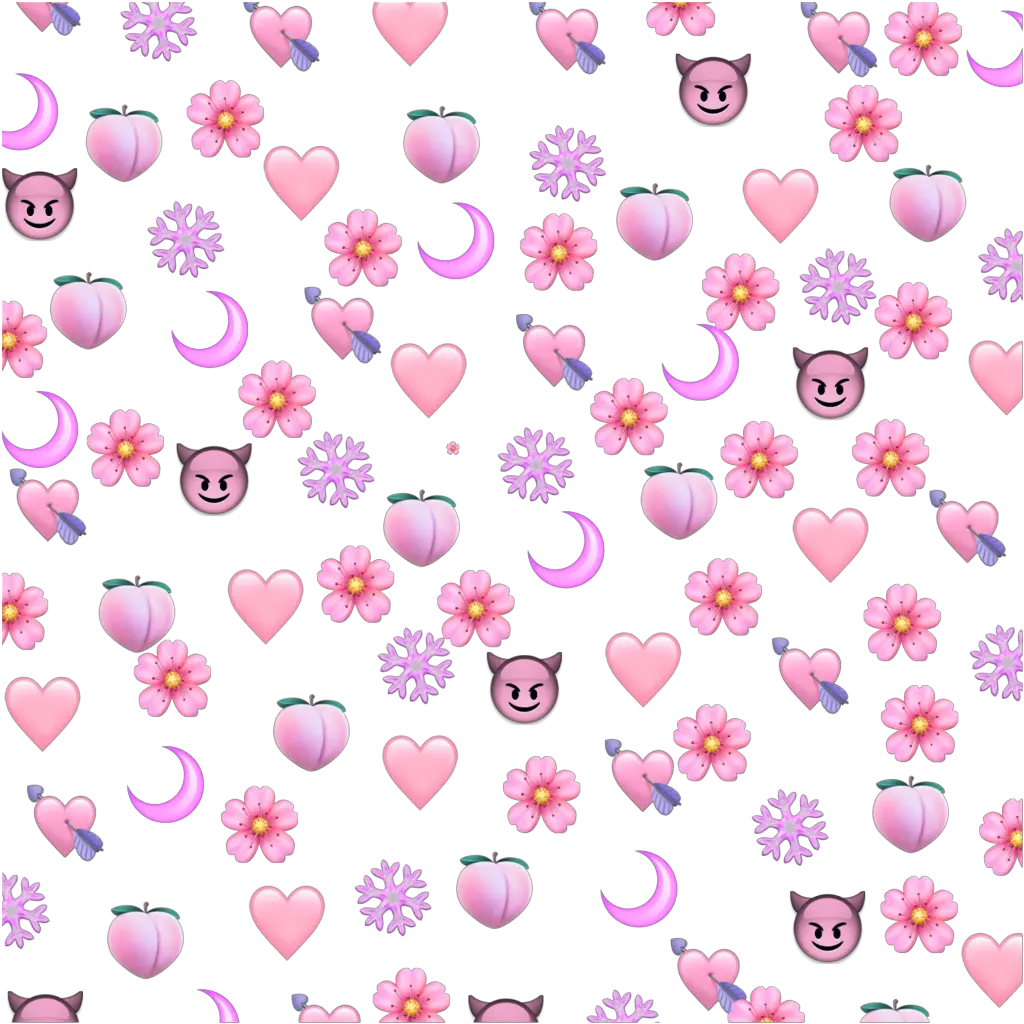 heart love iphone emoji background hearts pink