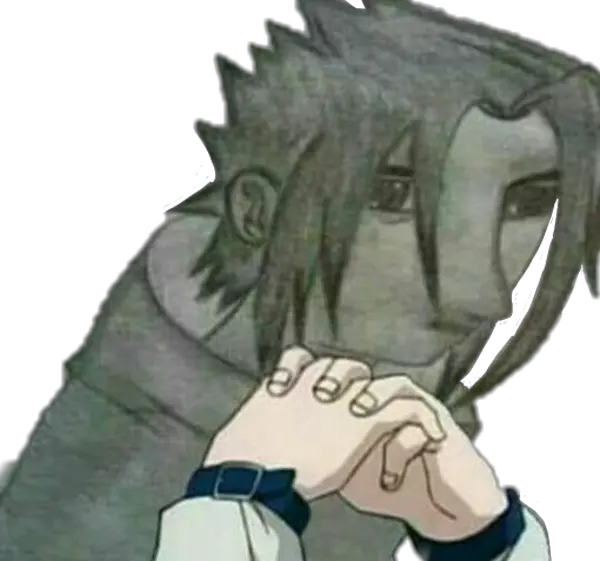 Sasuke Uchiha Anime Naruto Hand Bad Sasuke Drawing Meme