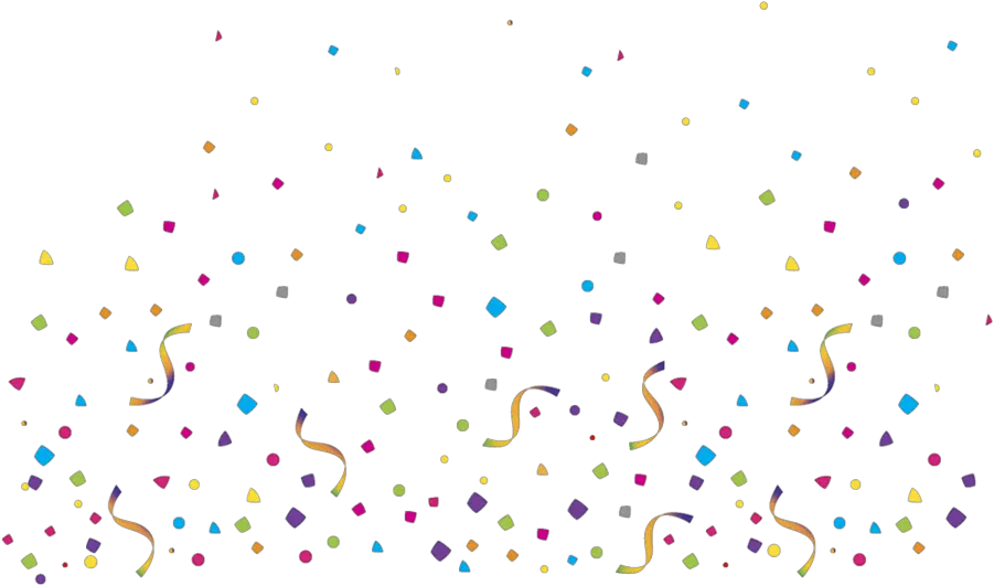 Confetti Party Clip Art Glitter For Party Png