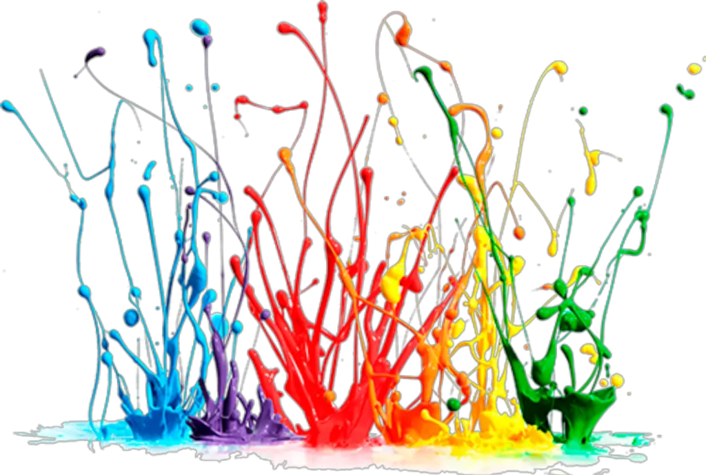 paint splash colors colours colorful rainbow Paint Splatter