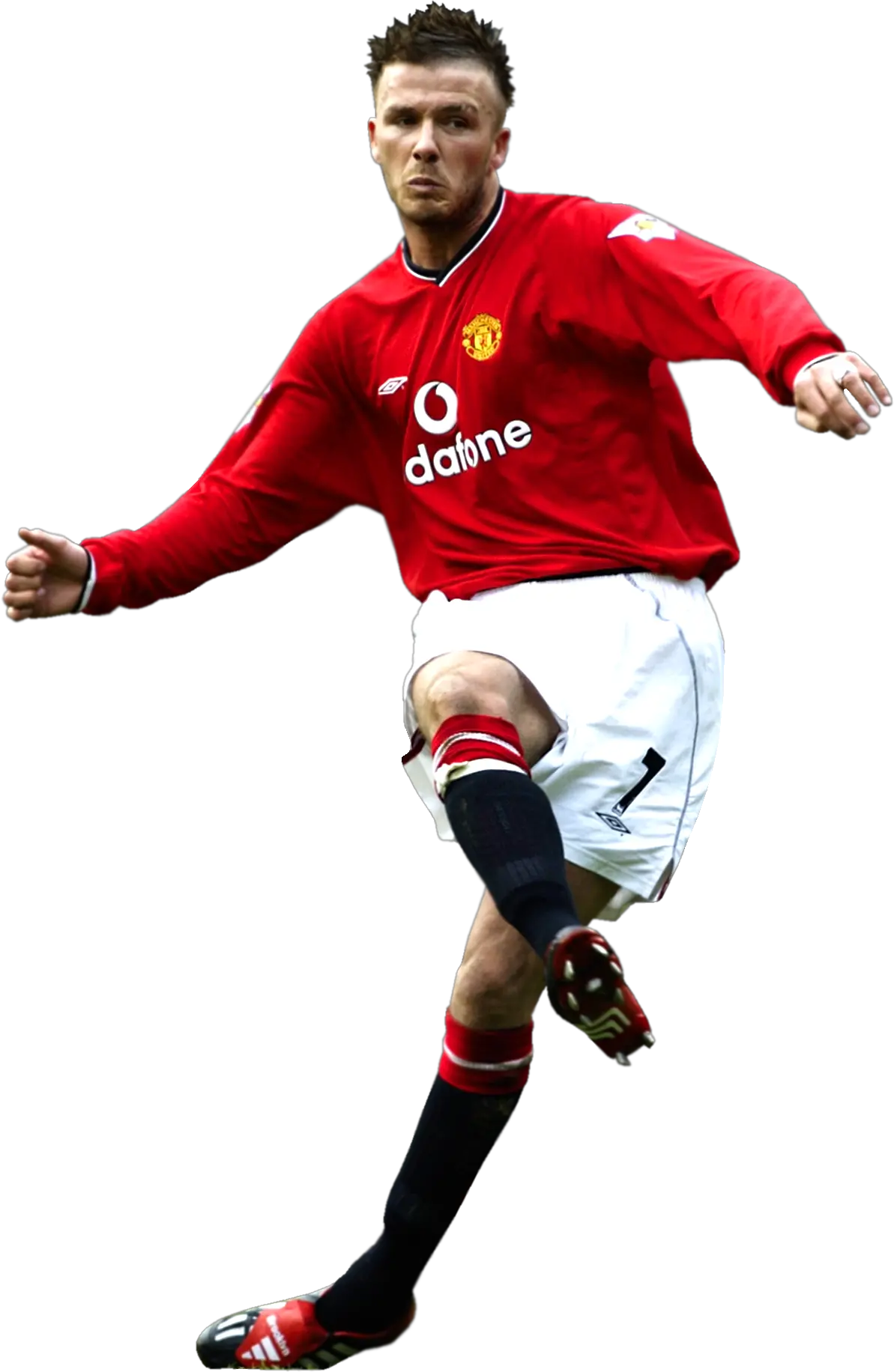 David Beckham Manchester United Render