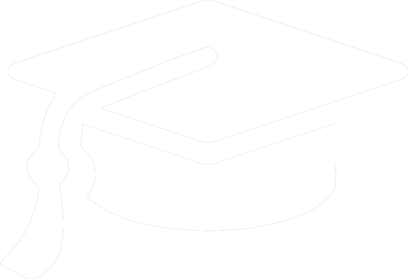 Transparent Graduate Hat Png White Graduation Hat Icon Png