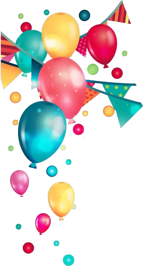 Birthday Balloons Png Clipart Background Transparent Background Party Balloons Png