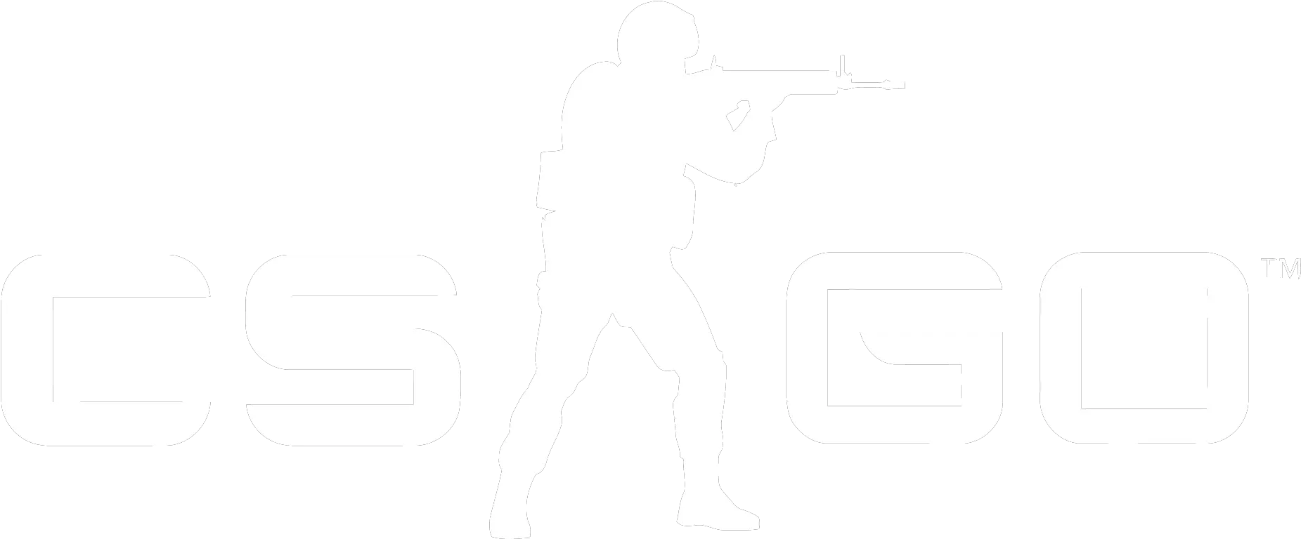 Counter Strike Global Offensive Csgo White Csgo Logo