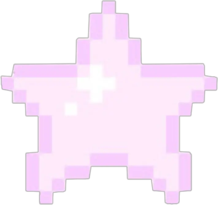 purple pastel cute kawaii aesthetic pixel pixel Star Pixel