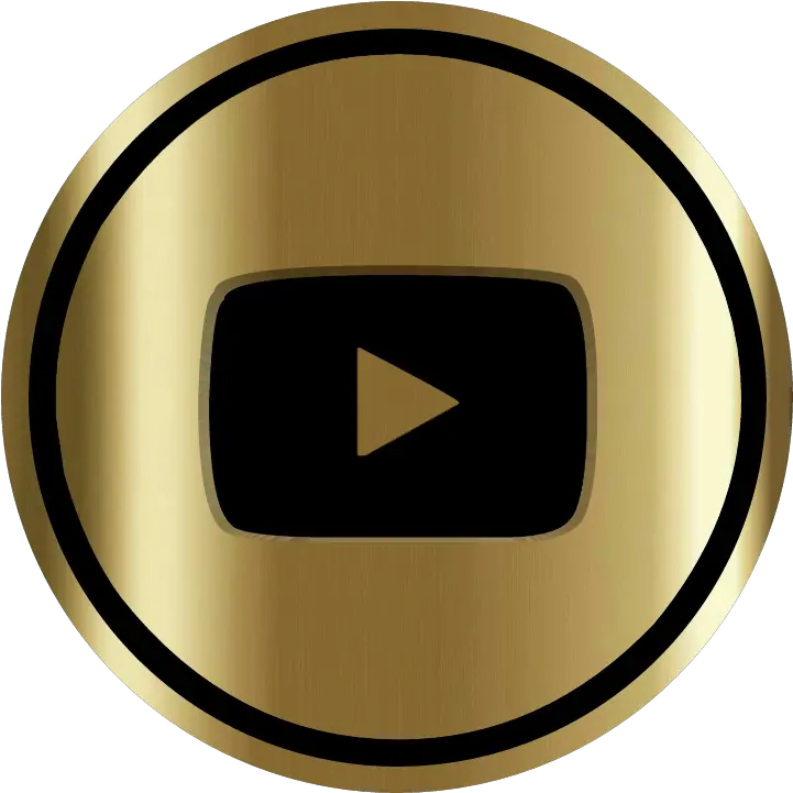 youtube redessociais mídiassociais logo logotype Gold Twitch Logo Png