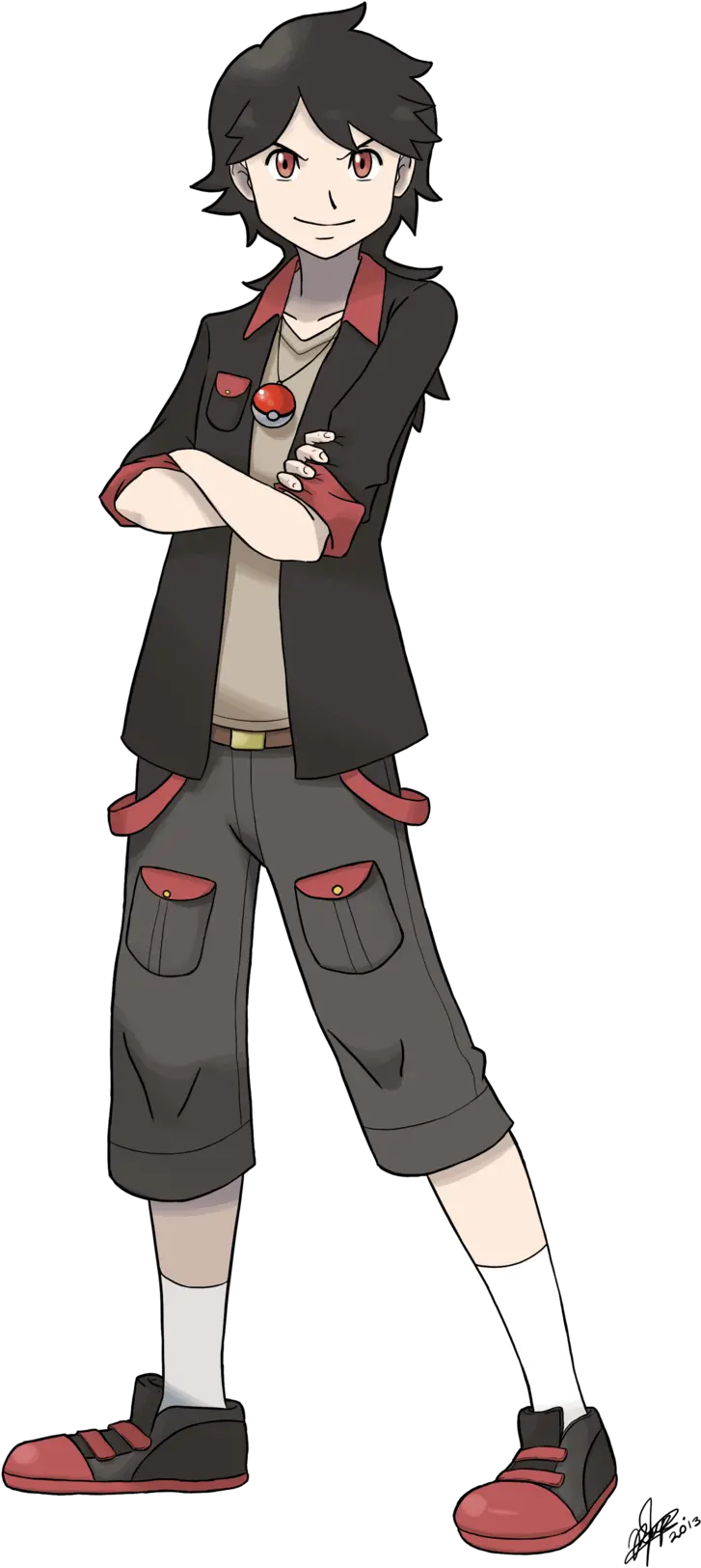 Pokemon Trainers Png Male Pokemon Trainer Oc