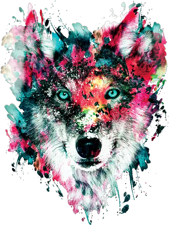 T Shirt Wolf Design