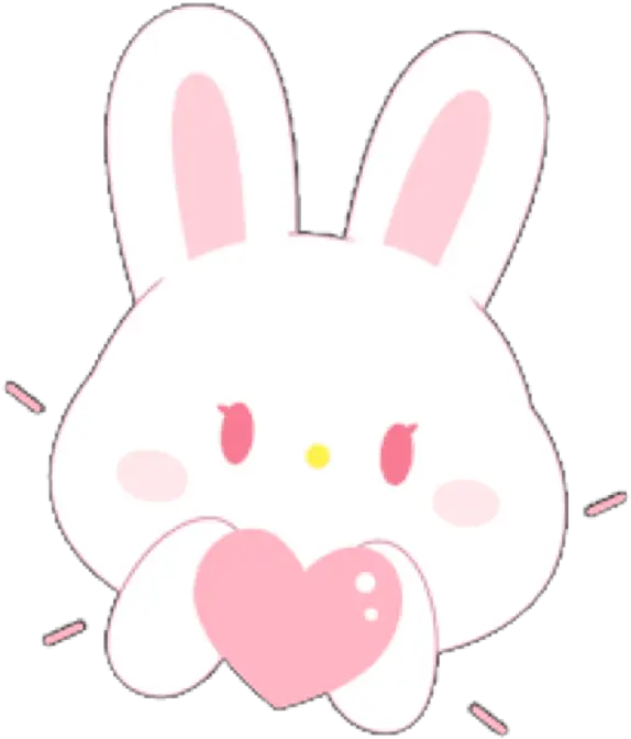 rabbit bunny pink cute soft aesthetic pastel Pink Aesthetic Kawaii And Soft