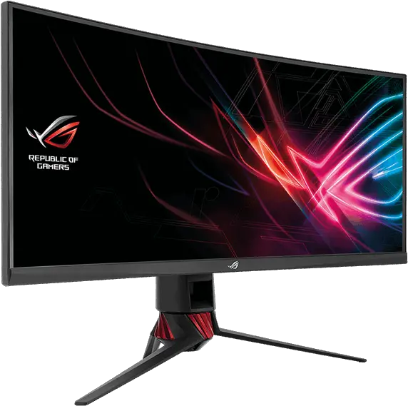 Gaming Monitor Png Asus 35 Rog Strix Xg35vq