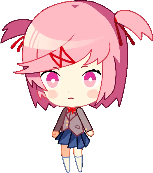 Ddlc Natsuki Chibi Png