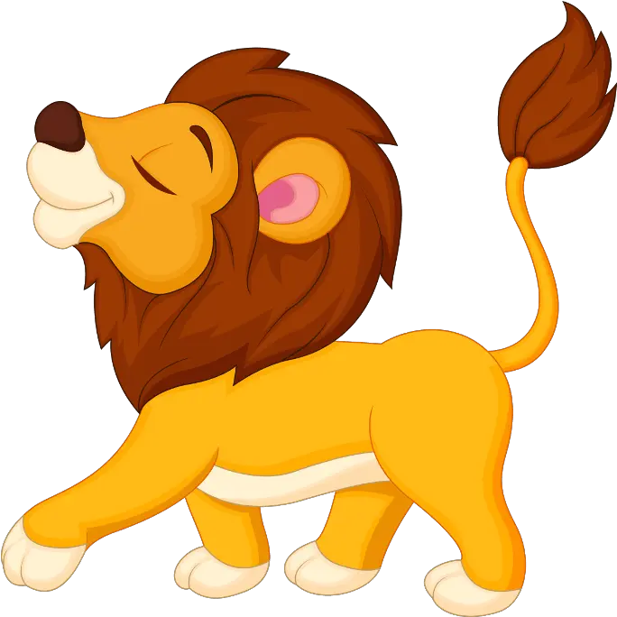 Cartoon Baby Lion Clipart