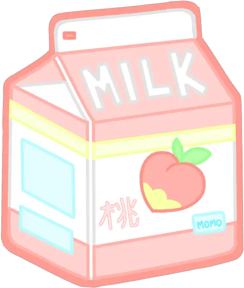 milk png tumblr pink Transparent Cute Milk Carton