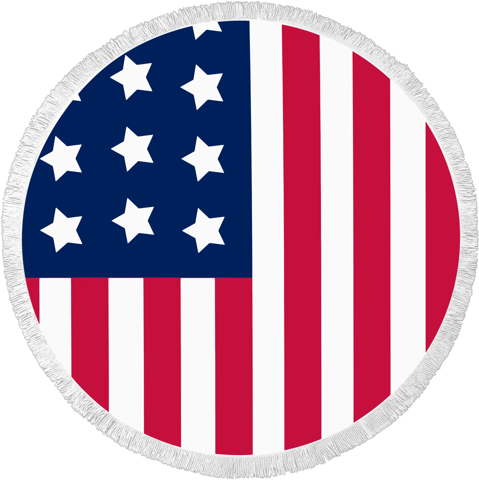 Usa Flag Circle Png