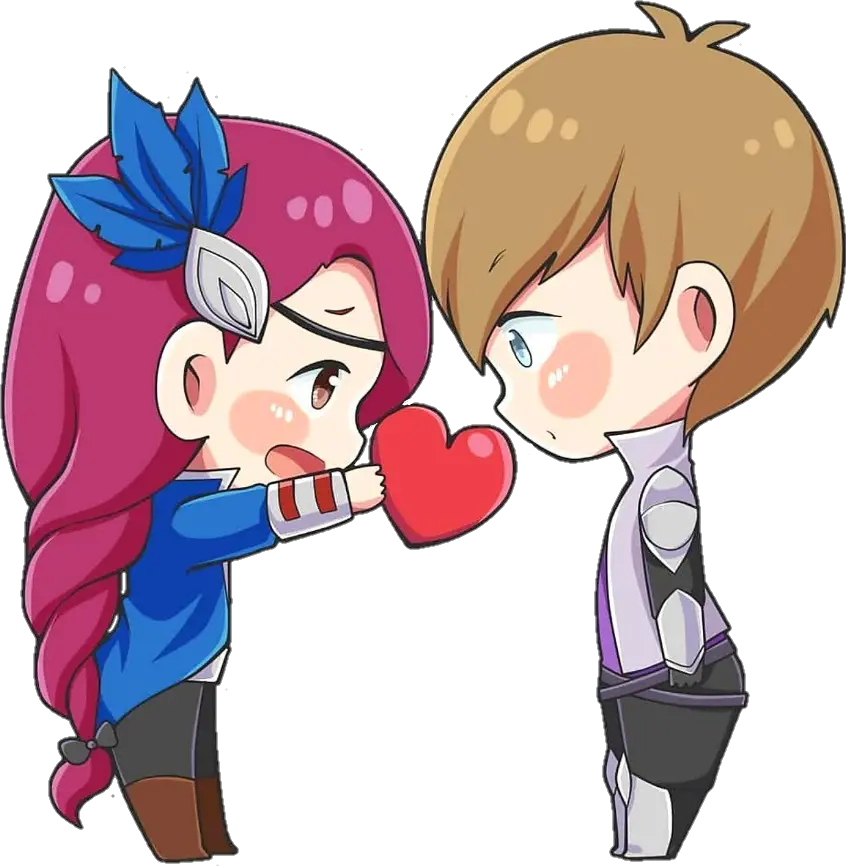 lesly gusion love cute chibi couple ml mlbb Hero Mobile Legends Love