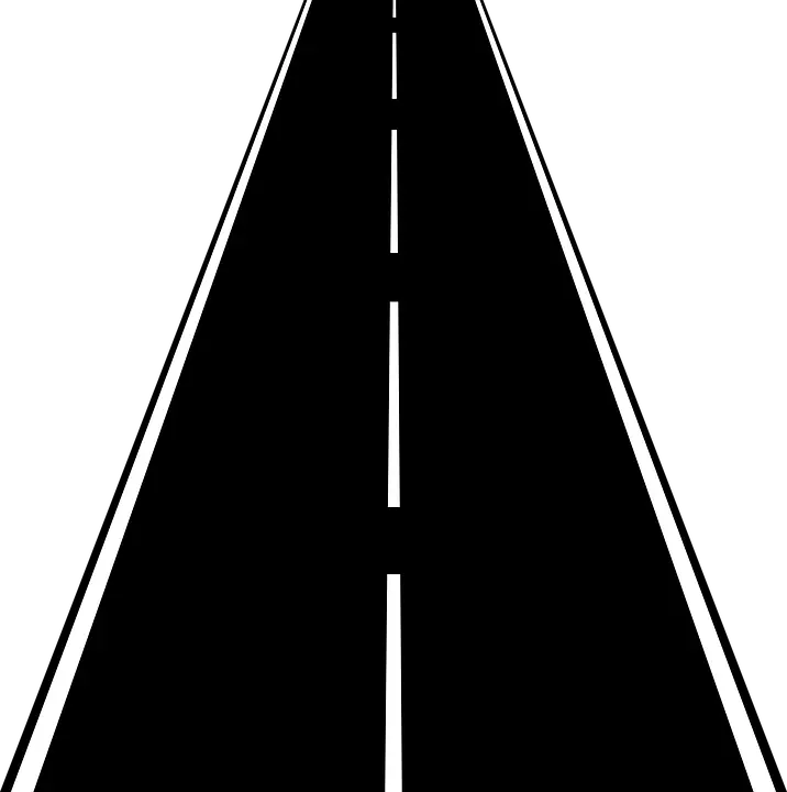 Horizontal Road Clipart Straight Road Cartoon Png