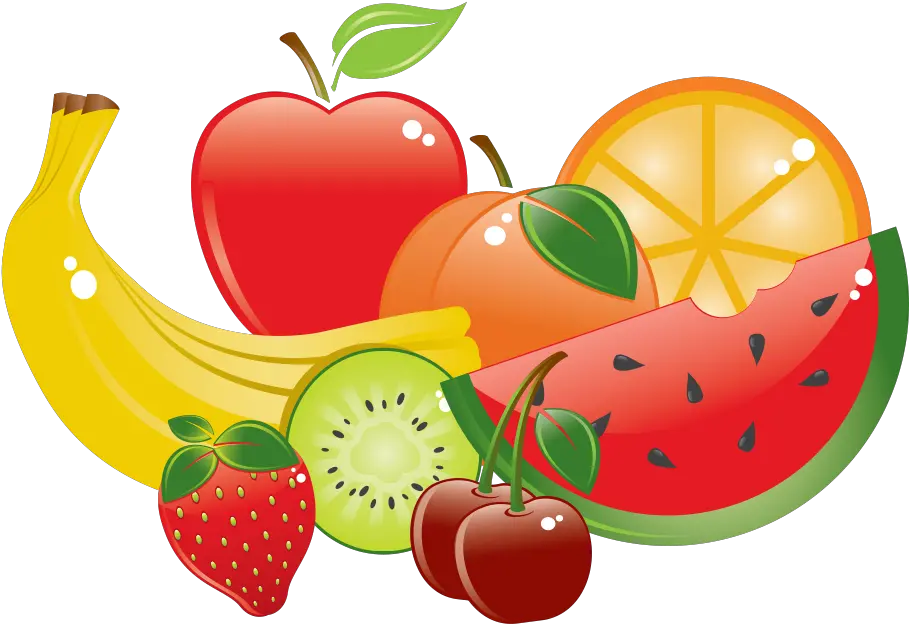 Fruits Clipart Collage Fresh Fruits Clipart