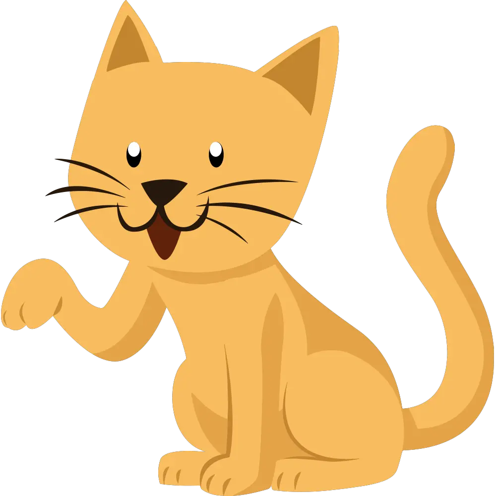 Cat Clipart Transparent Background Transparent Background Cat Cartoon Png