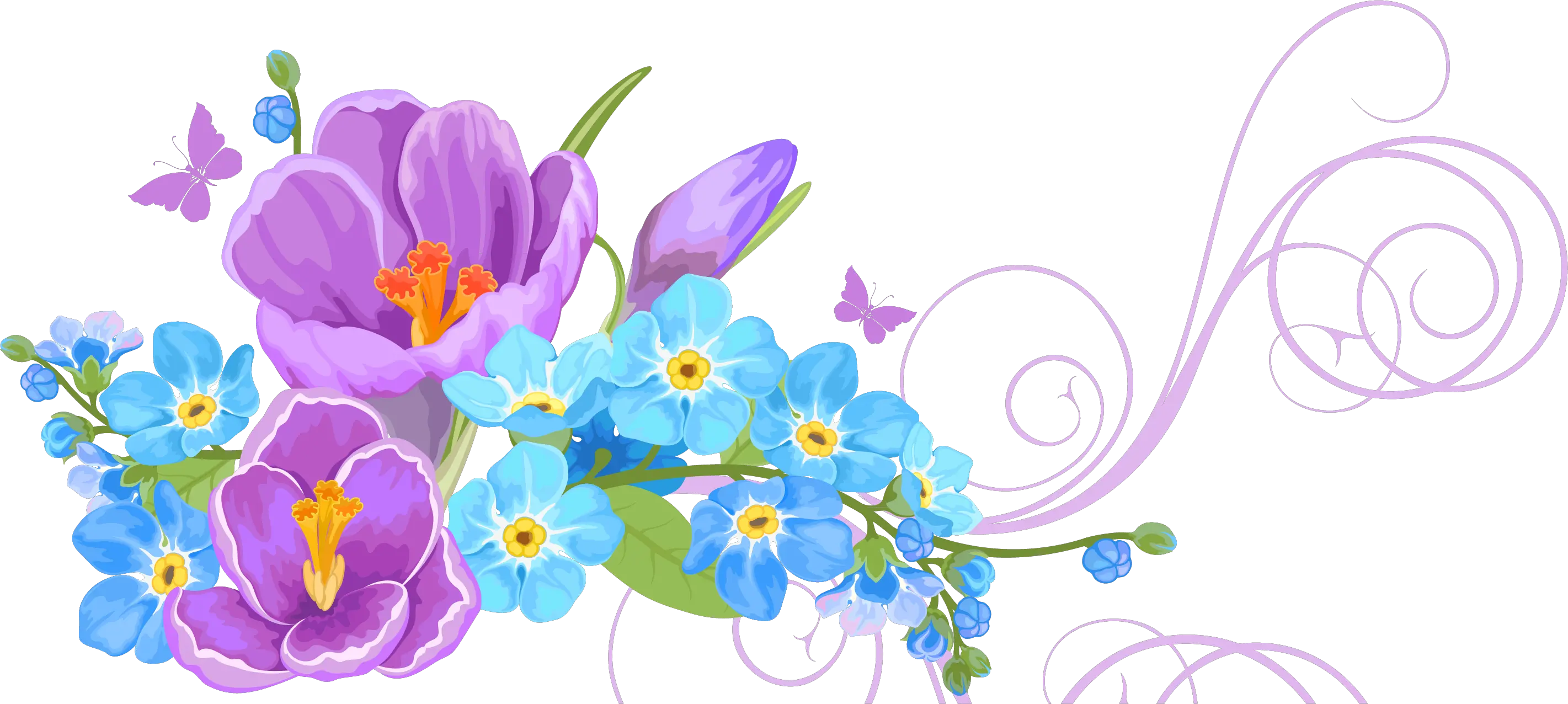 Flower Background Png Download Floral Vector Background Png