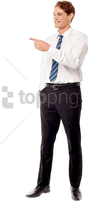 Person Pointing Png Man Standing Png Transparent