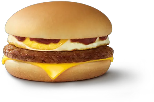 Burger With Egg Top Png