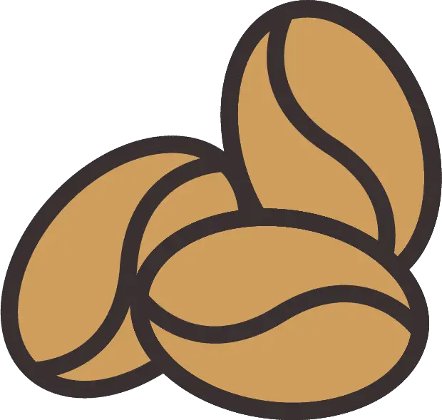 Coffee Beans Logo Biji Kopi Png