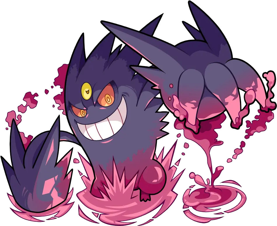 Transparent Gengar Png Pokemon Mega Gengar