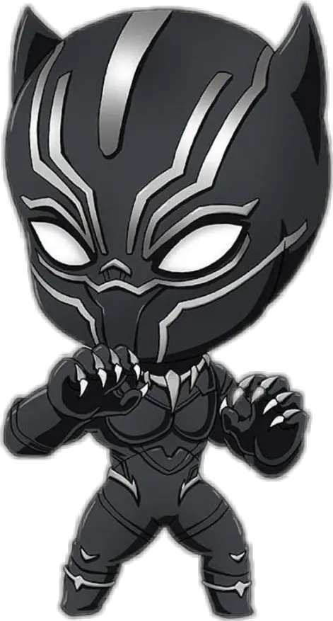 blackpanther marvel chibi Superhero Draw Chibi Black Panther