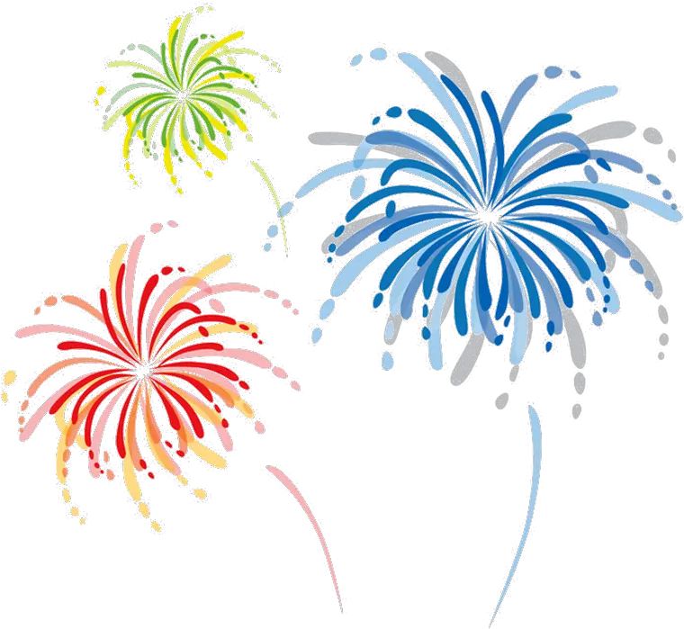 Transparent Firework Clipart Fireworks Drawing