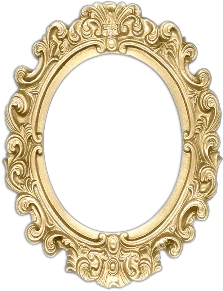 Fairy Fantasy Frames Transparent Background Round Gold Frame Png