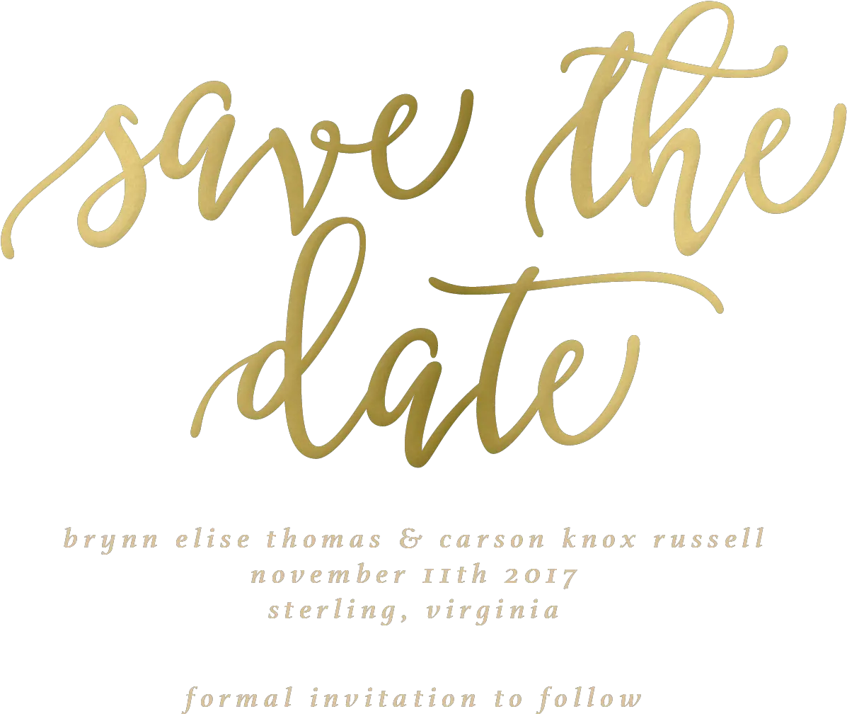 Calligraphy Vector Save The Date Calligraphy