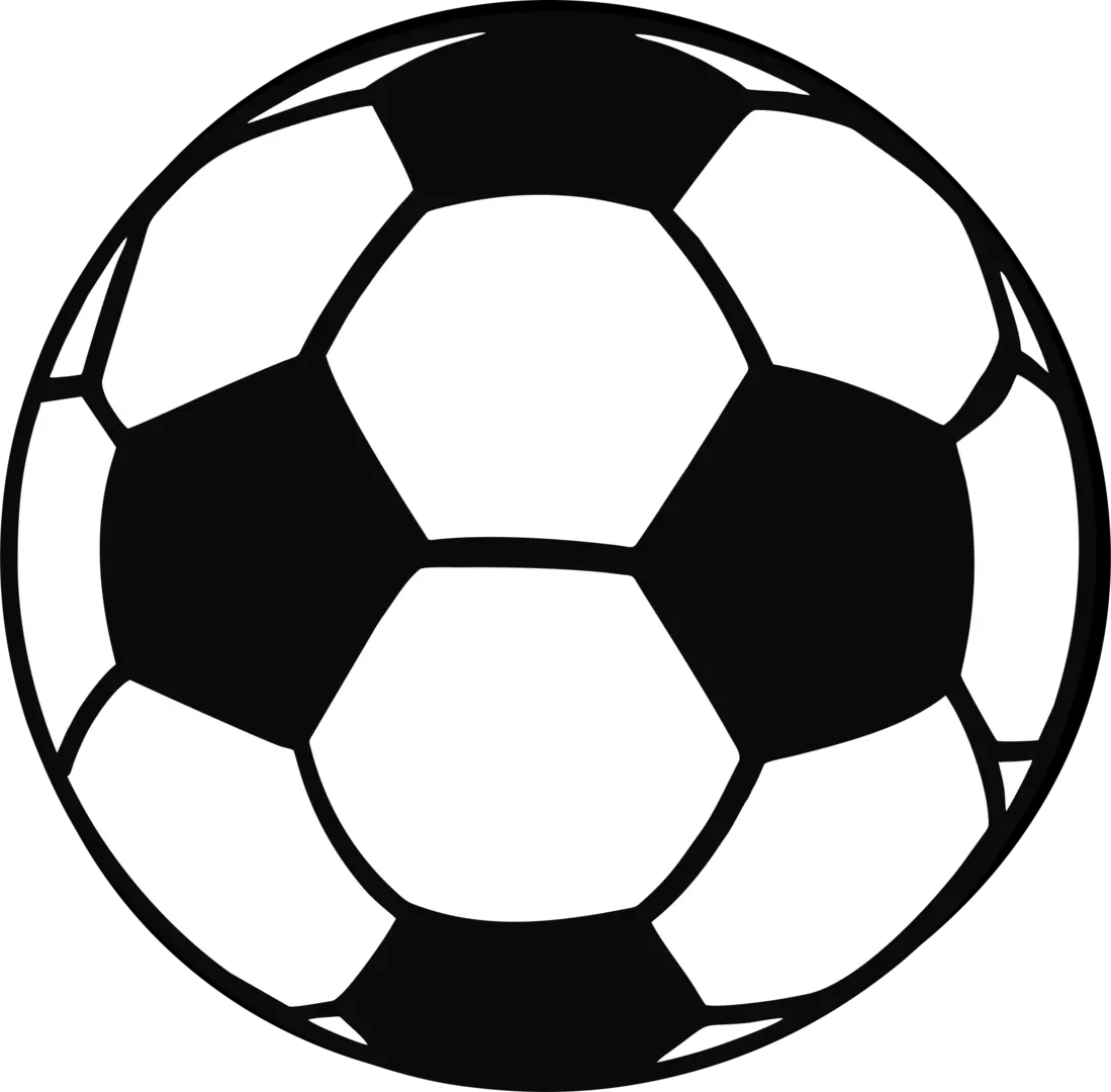 Football Icon Black And White