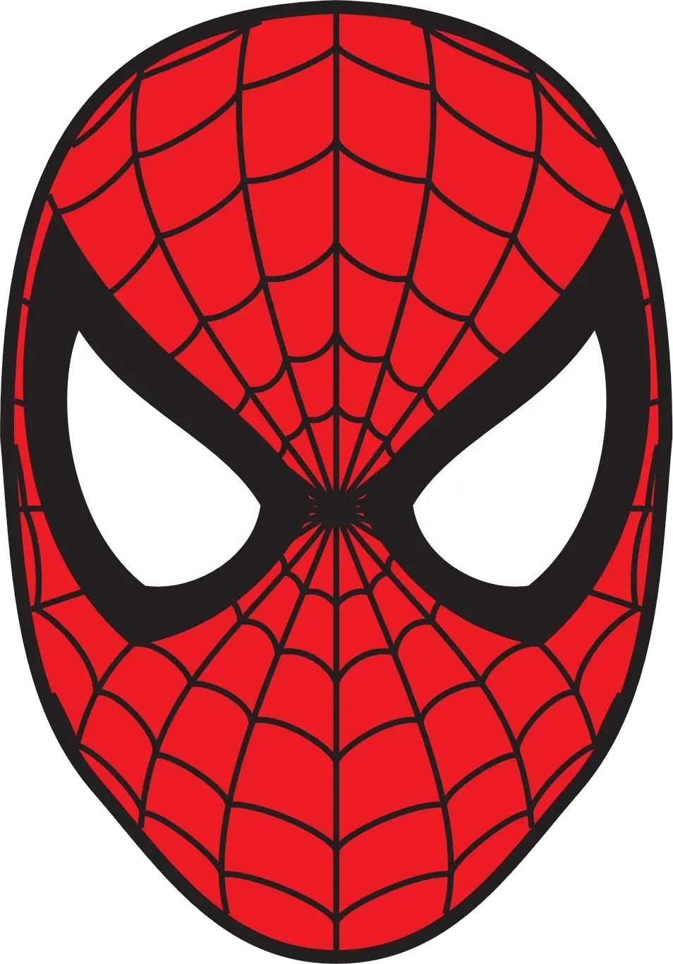 Mask Clipart Spider Man Spiderman Face Png