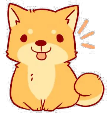 Shiba Inu Clipart Chibi Cute Shiba Inu Sticker