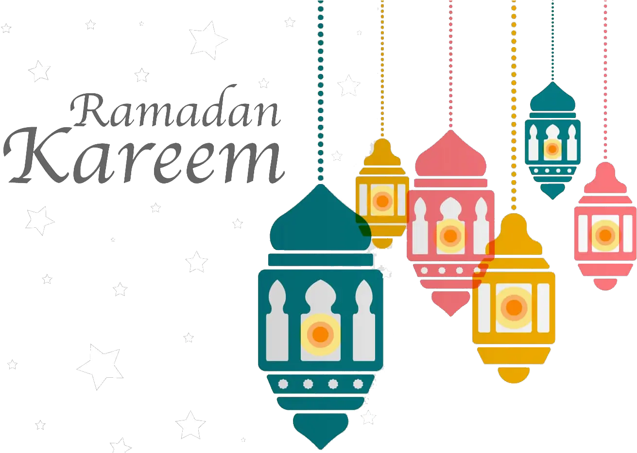 Transparent Eid Mubarak Clipart Ramadan Kareem Background Png